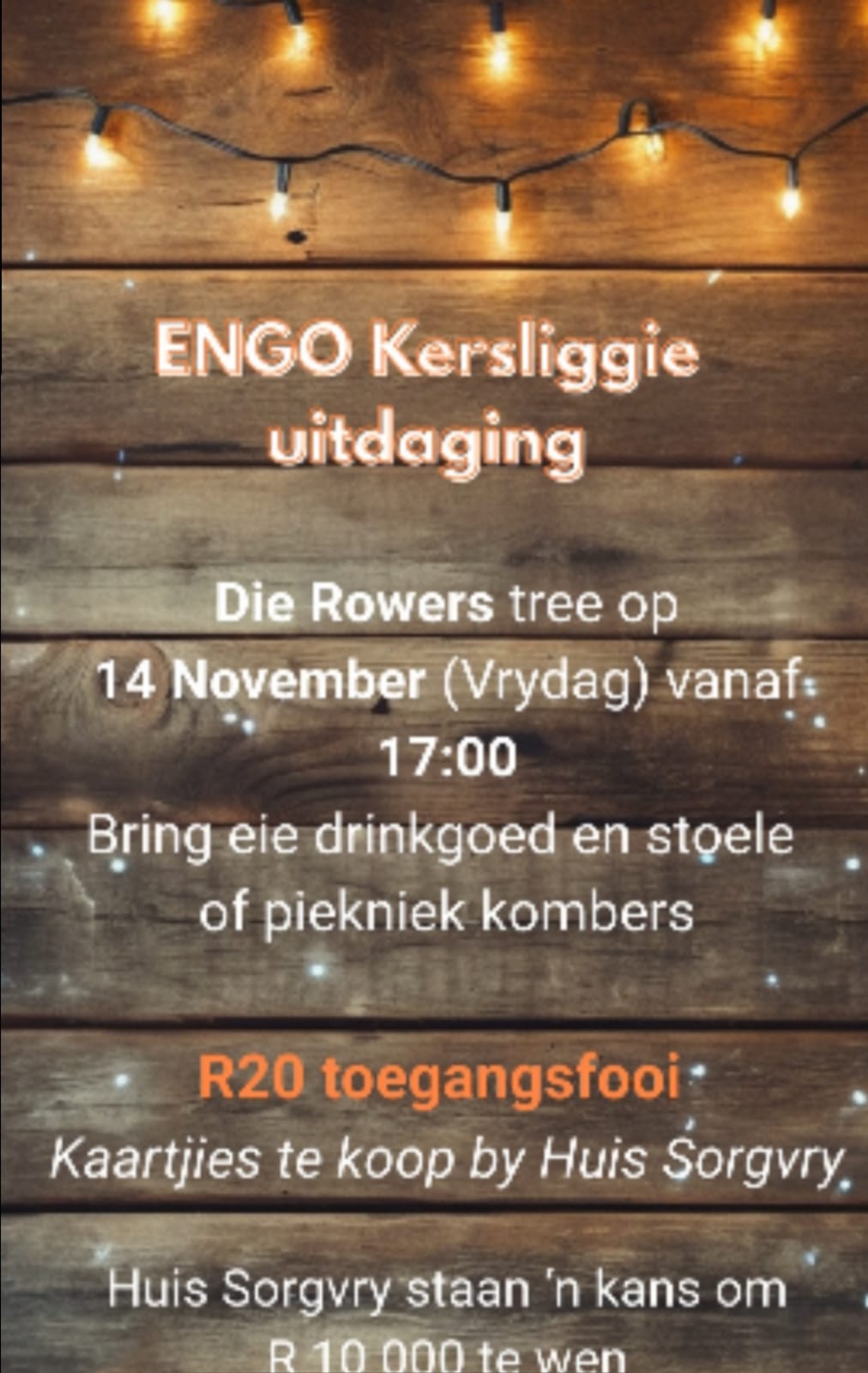 Engo Christmas Light Challenge | Huis Sorgvry