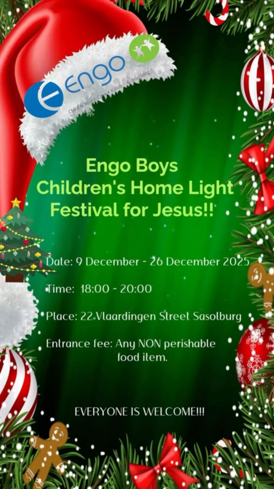 Christmas Light Festival | Sasolburg Boys Child and Youth Care Centre