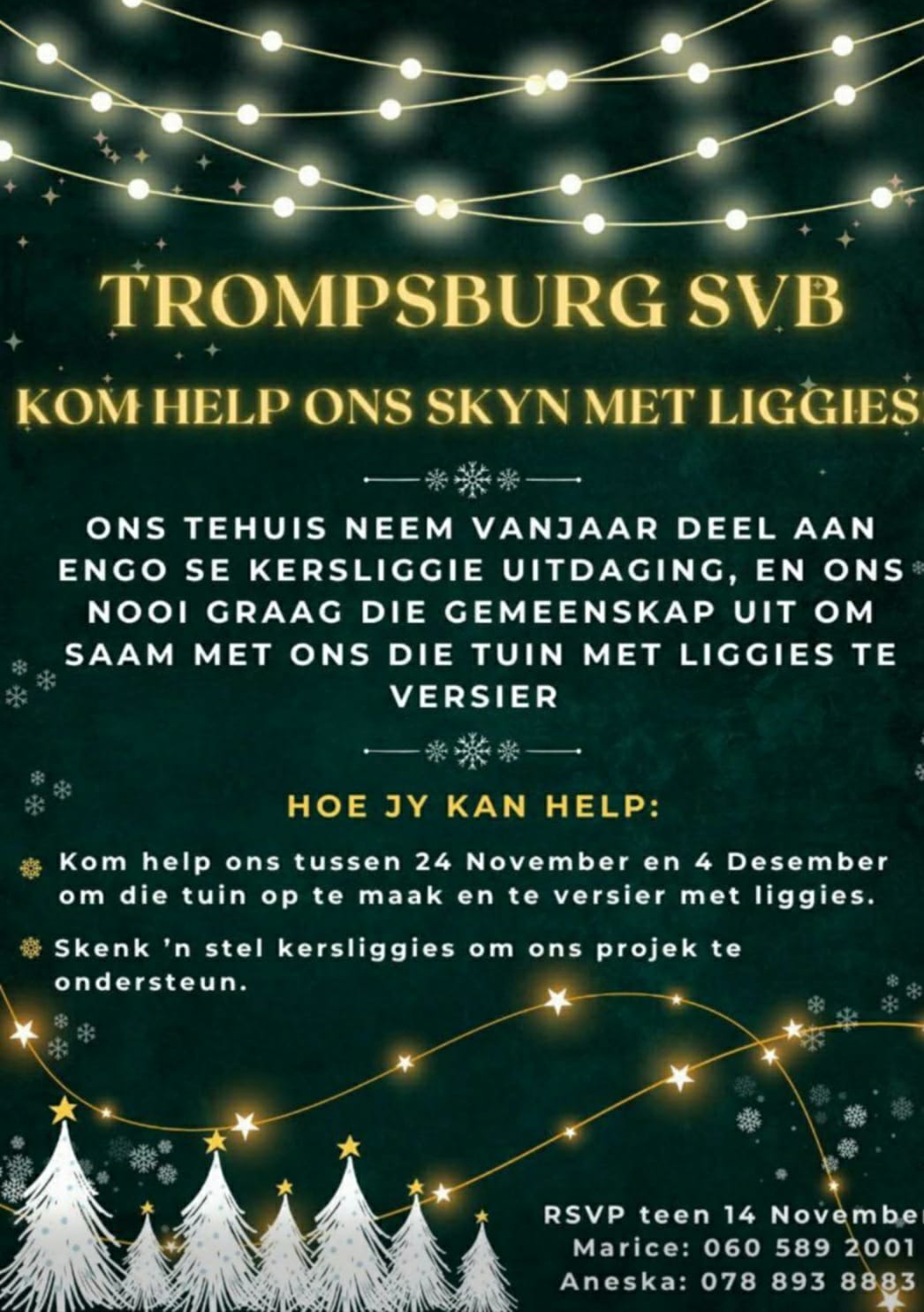 Engo Christmas Light Challenge | Trompsburg Aged Care Centre