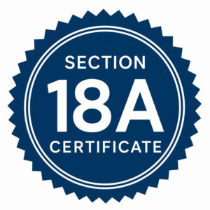 Section 18A Certificate