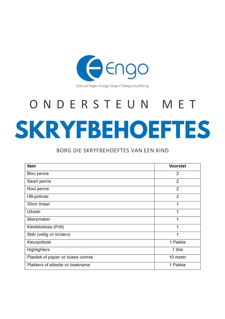 Skryfbehoeftes