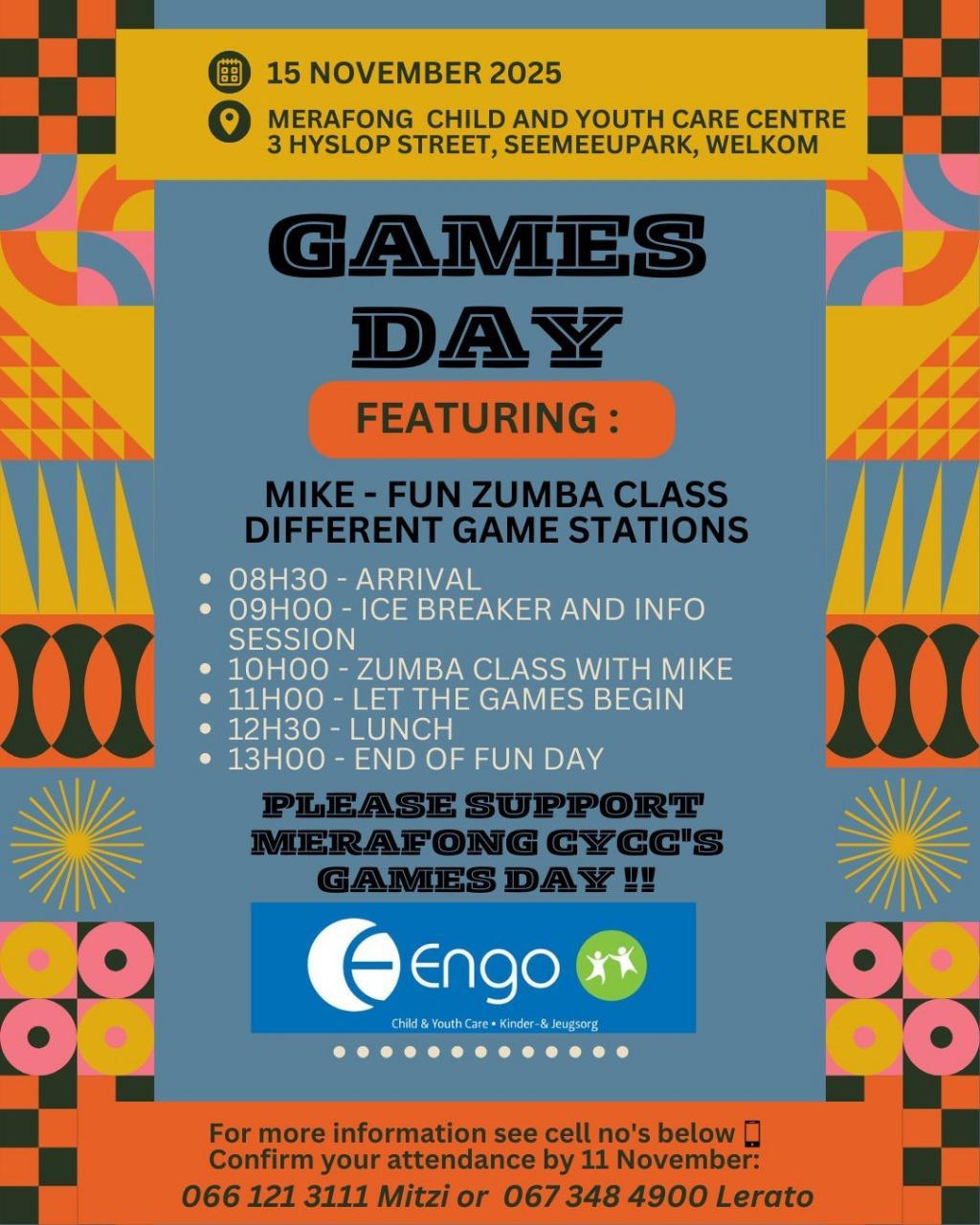 Speletjiesdag | Merafong Kinder- en Jeugsorgsentrum
