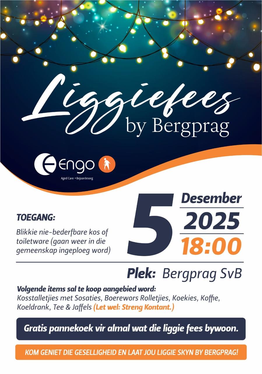 Liggiefees | Bergprag Sentrum vir Bejaardes