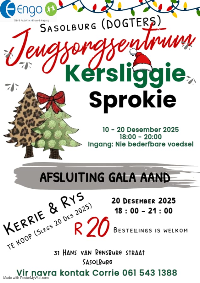 Liggiefees | Sasolburg Dogters Kinder- en Jeugsorgsentrum