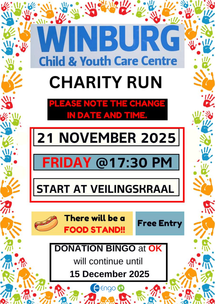 Liefdadigheidswedloop | Winburg Kinder- en Jeugsorgsentrum