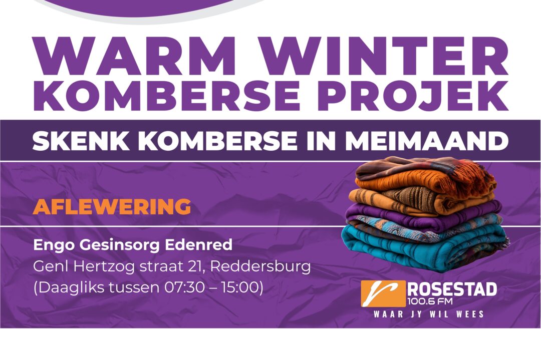 Gesinsorg Edenred se Winter Warm Kombers Projek