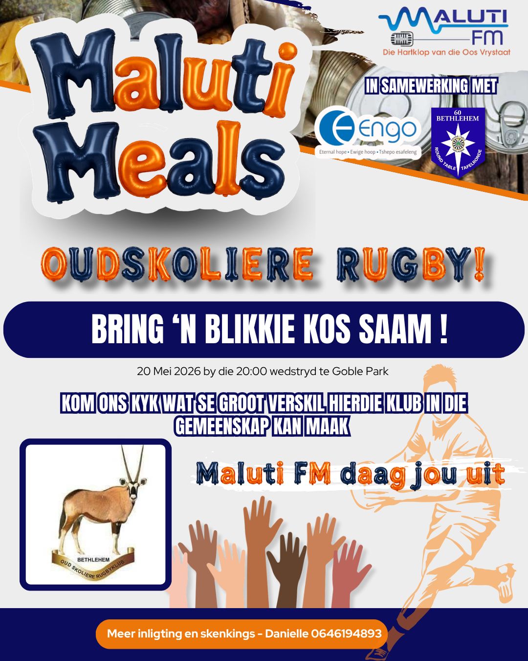 Maluti Meals | Oudskoliere Rugby