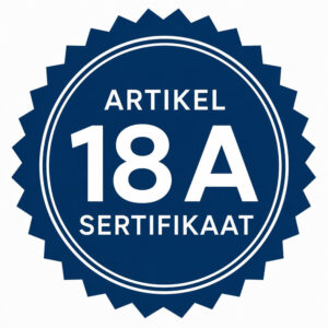 Artikel 18A Sertifikaat