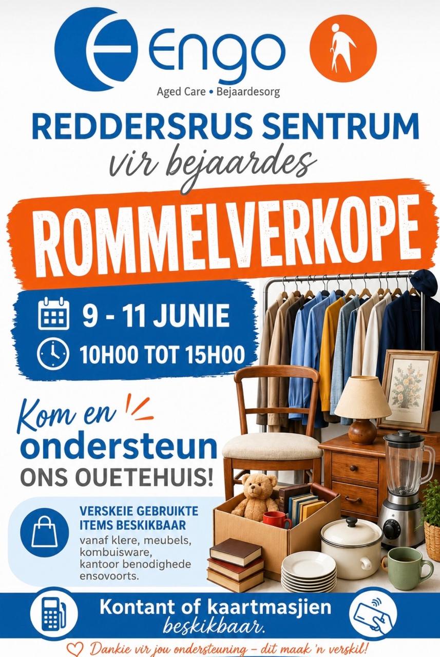 Reddersrus Sentrum vir Bejaardes Rommelverkoping