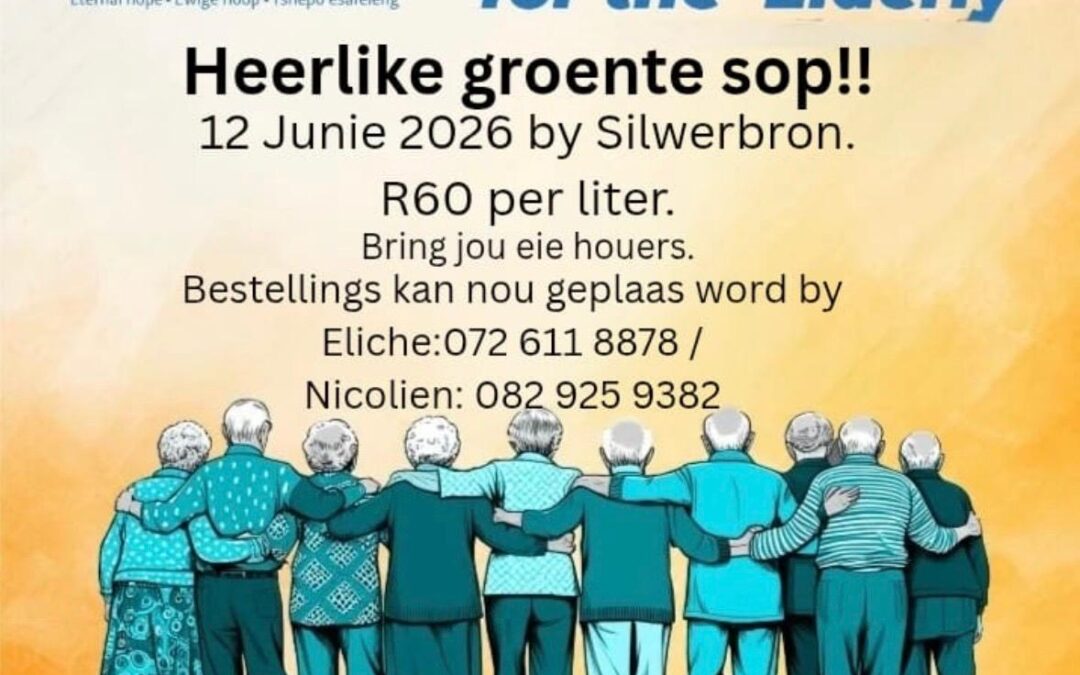 Sopverkope ten bate van Silwerbron Sentrum vir Bejaardes